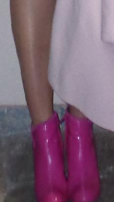 FORNARINA PINK NEON ANKLE BOOTS