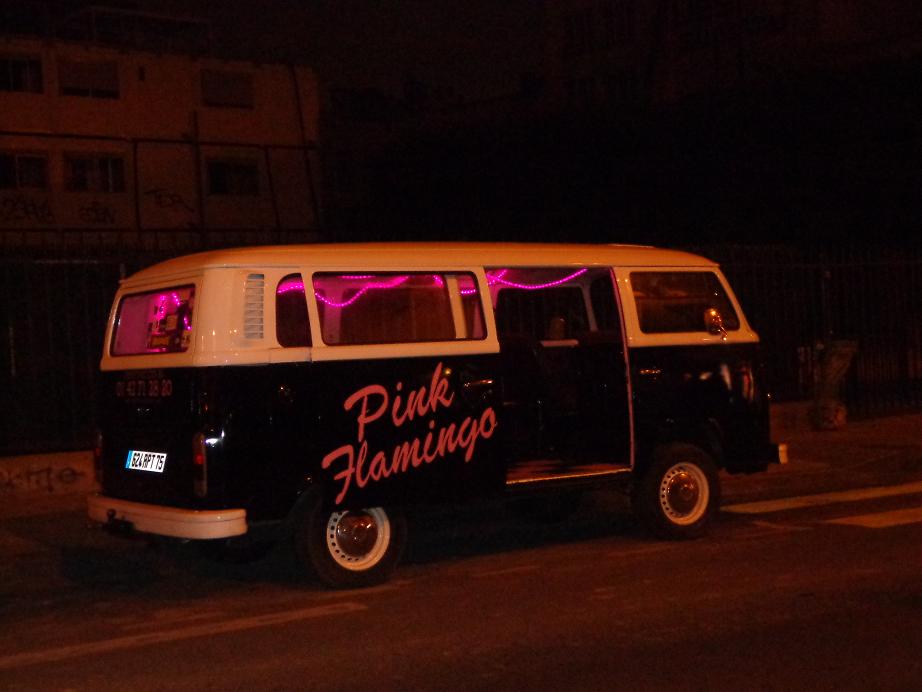 PINK FLAMINGO VAN