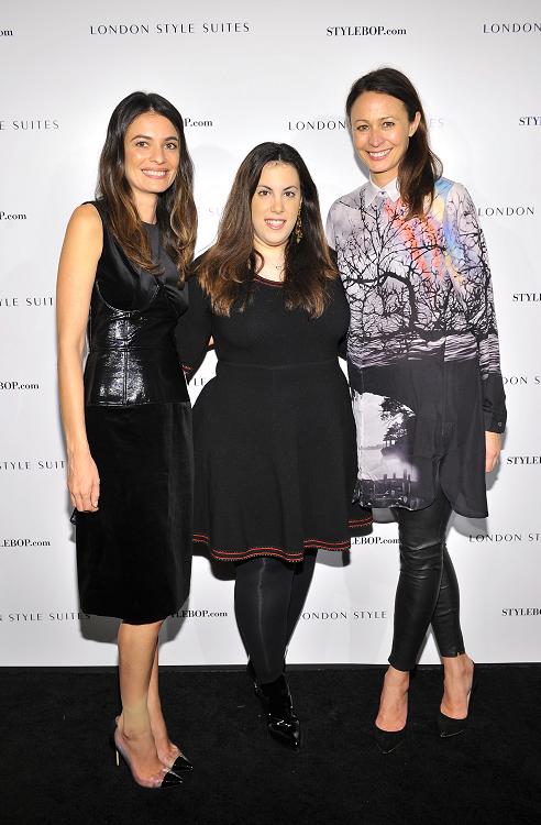 Leila Y., Mary Katrantzou and Caroline Rush