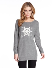 Christmas jumper with Swarovski elements jumper with swarovski elements