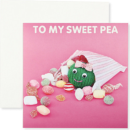 card sweet pea