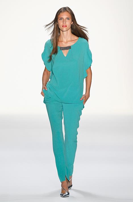 Laurel Spring Summer 2014 total turquoise look