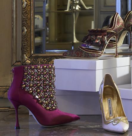 Made in Spain Fashion Exhibition - Manolo Blahnik shoes Made in Spain Fashion Exhibition - Manolo Blahnik shoes