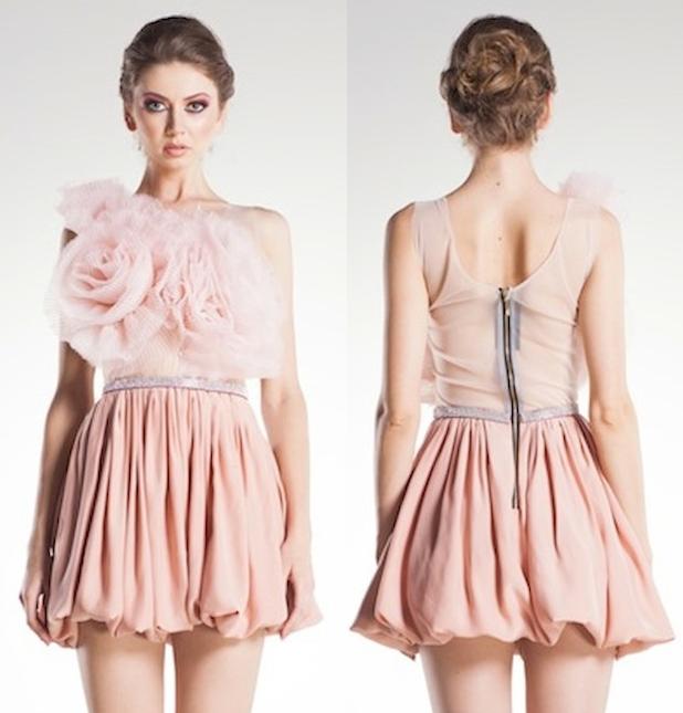 Silvia Terziu Powder Pink Dress