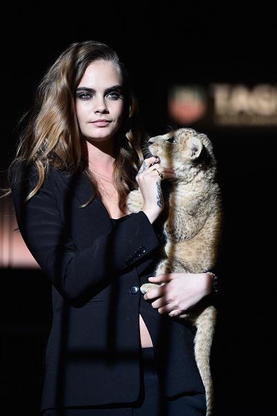 TAG Heuer- Cara Delevingne, Catwalking With A Lion