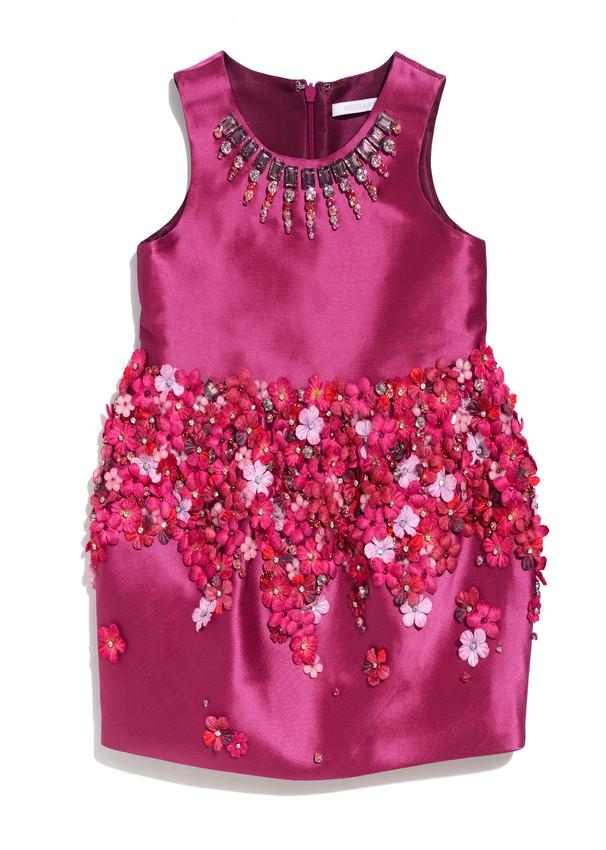 Fashion Saves Lives - Mischka Aoki ink flower/jewel embellished dress Twenty-five specially curated outfits from the wardrobe of Harper Beckham are available for purchase as part of Save the Childrenâs Fashion Saves Lives sale.  The outfits will be available for the public to buy at the Maryâs Living & Giving shop for Save the Children in Primrose Hill, London from 10am on Thursday 18th June. For more information please visit savethechildren.org.uk/fashionsaveslives and follow #FashionSavesLives