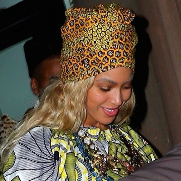 Beyonce African-inspired outfit