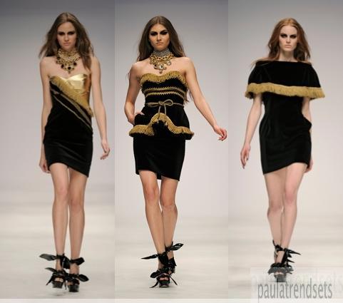 Glam it up in black & gold – PPQ catwalk video