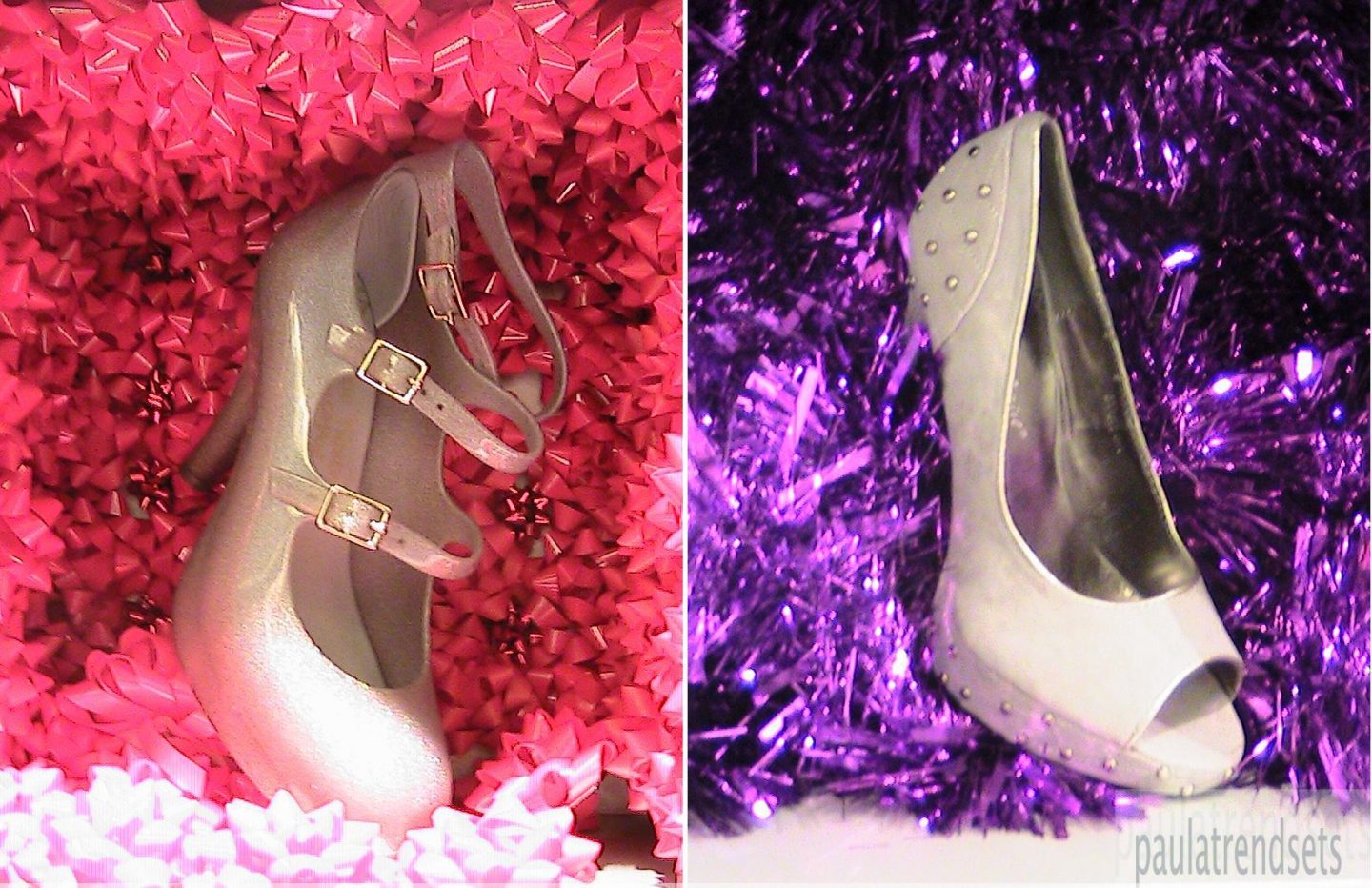 A Christmas Tree made of Designer Shoes at Harvey Nichols (Video)