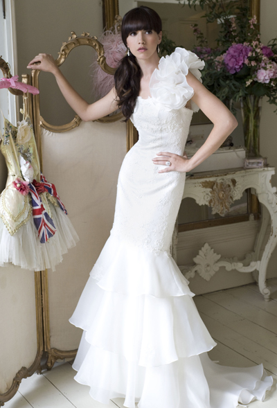 Shop designer bridal gowns at reduced prices in the UK