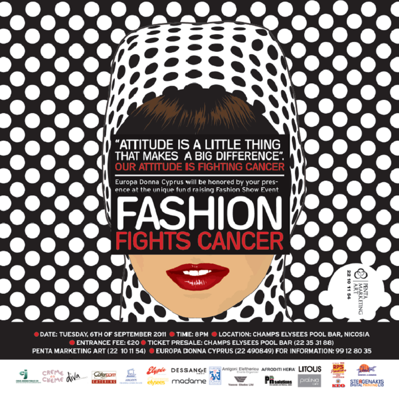 Fashion Fights Cancer next Tuesday, 6th September