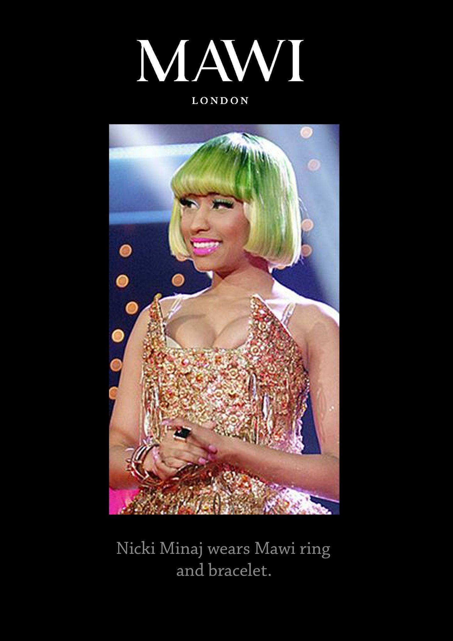 NICKI minaj wears Mawi