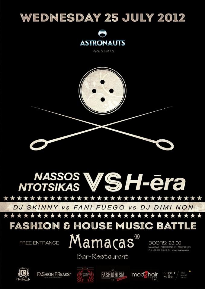 Fashion VS House Music battle tonight in Athens