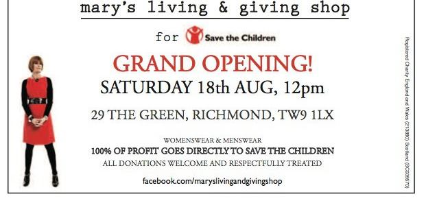 Celebrate Olympic style at Mary Portas’ latest Living and Giving Shop