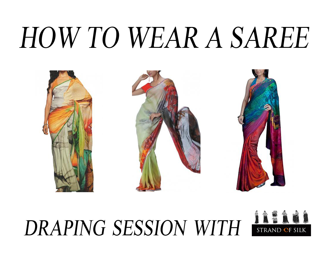 Saree tying workshop in London