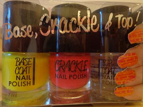 LIKE and WIN! Crackle Nail Polish Set