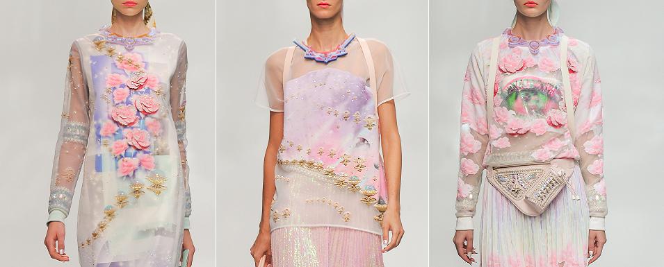 Heavenly ethereal fashion by Manish Arora for S/S 2015