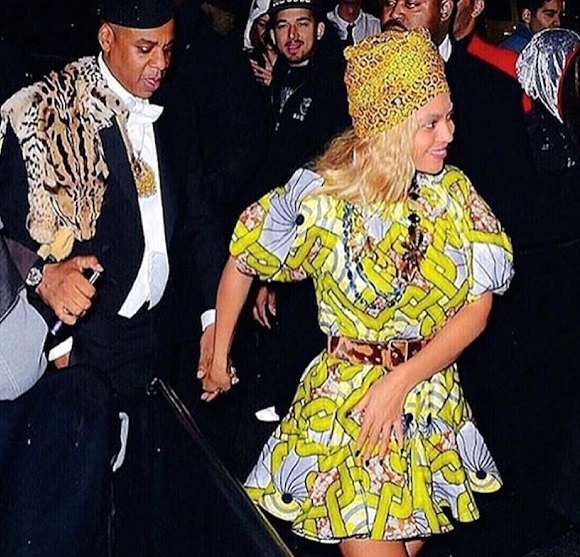 Beyonce’s African-inspired outfit