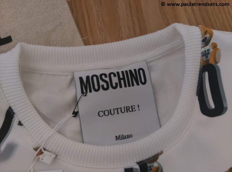 Express Elf Mail: cute bear-themed Moschino top