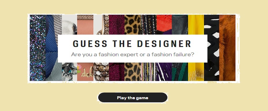 FASHION QUIZ! Guess the designer to win shopping vouchers