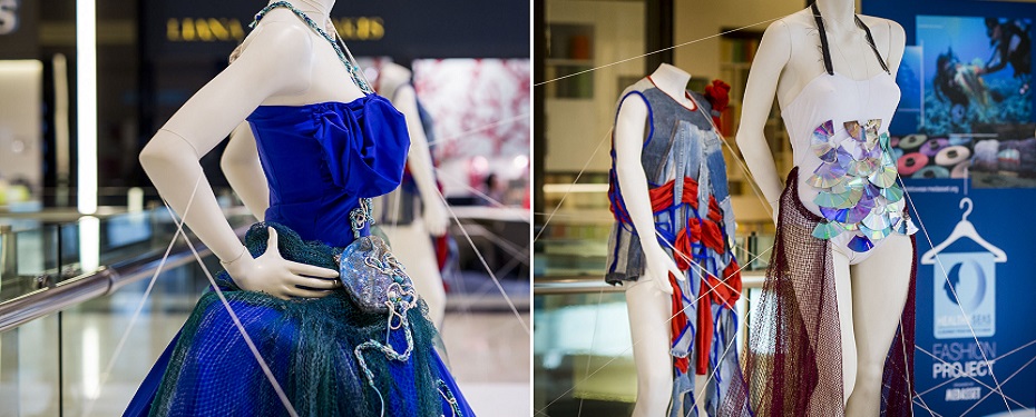 Fashion made of abandoned fishing nets