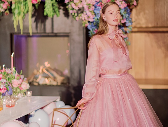 Very Carrie: Rowley Hesselballe London’s pink ballerina skirt